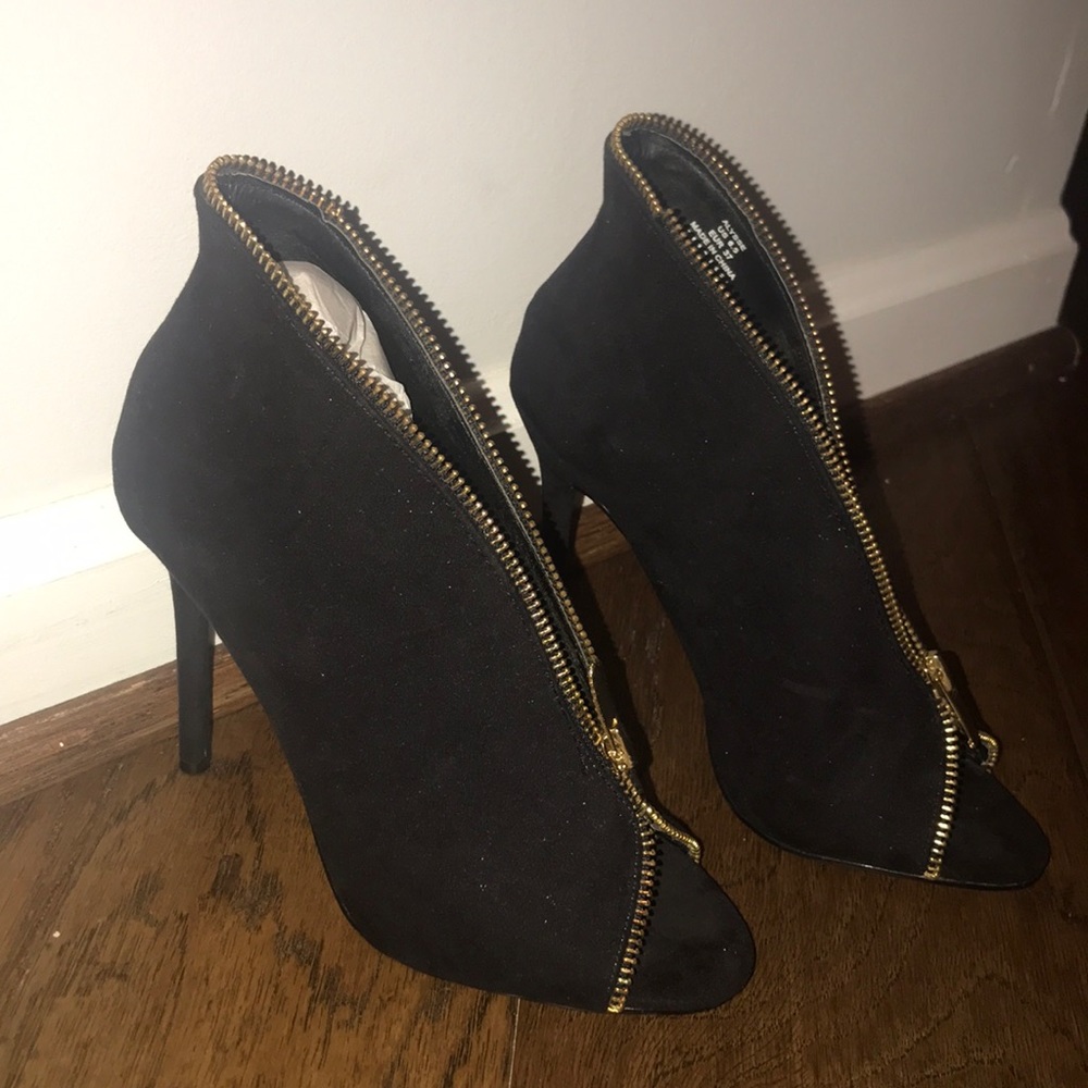JustFab Zipper heels